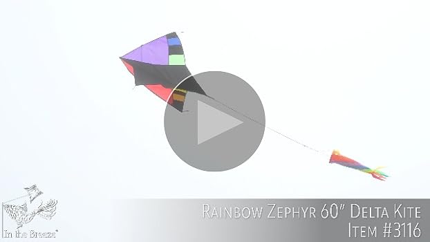 Amazon.com: in The Breeze 3116 — Rainbow Zephyr Kite
